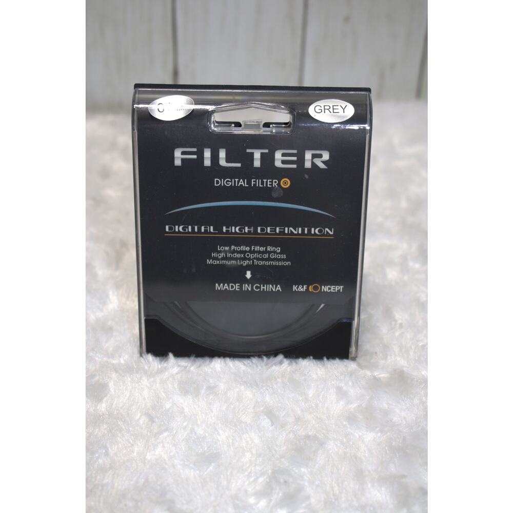 Copied - K&F Concept Circular Digital High Def Low Profile FilterRing 67mm Grey